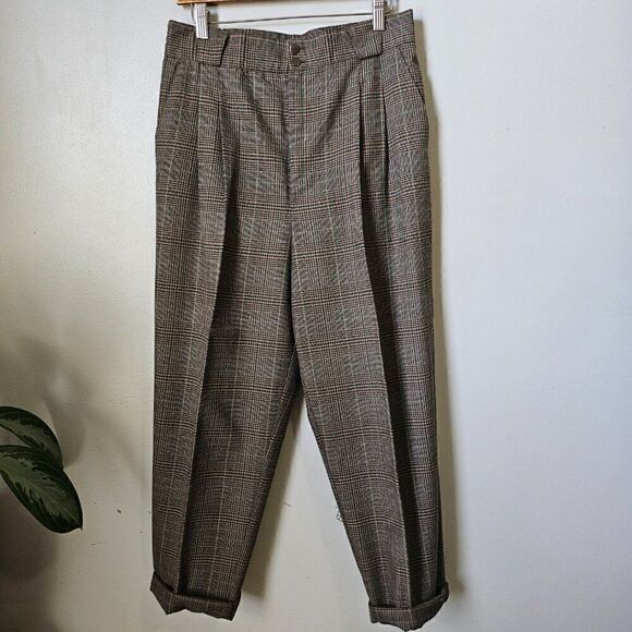EUC LIKE NEW FUNDAMENTAL THINGS PETITES VINTAGE STYLE PLEATED TROUSERS SIZE 14P - Picture 1 of 16